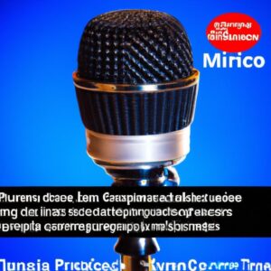 Microfone com tripé: vantagens práticas